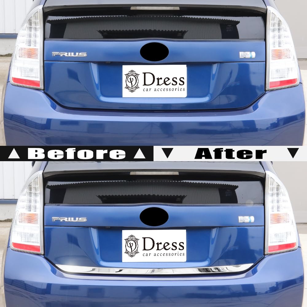 Amazon | DressCarParts プリウス 30 系 鏡面 ステンレス リア ゲート